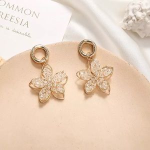 3/$25 Flower Dangle Earrings with Beads